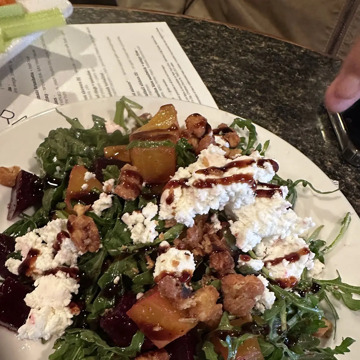 House Salad with Blue Cheese Dressing