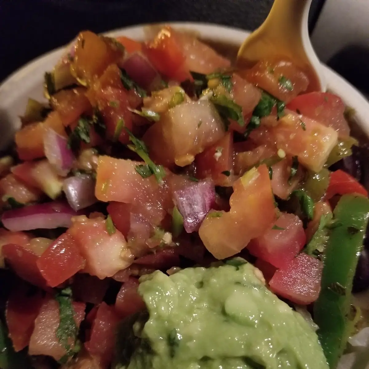 Veggie Burrito Bowl with Guacamole