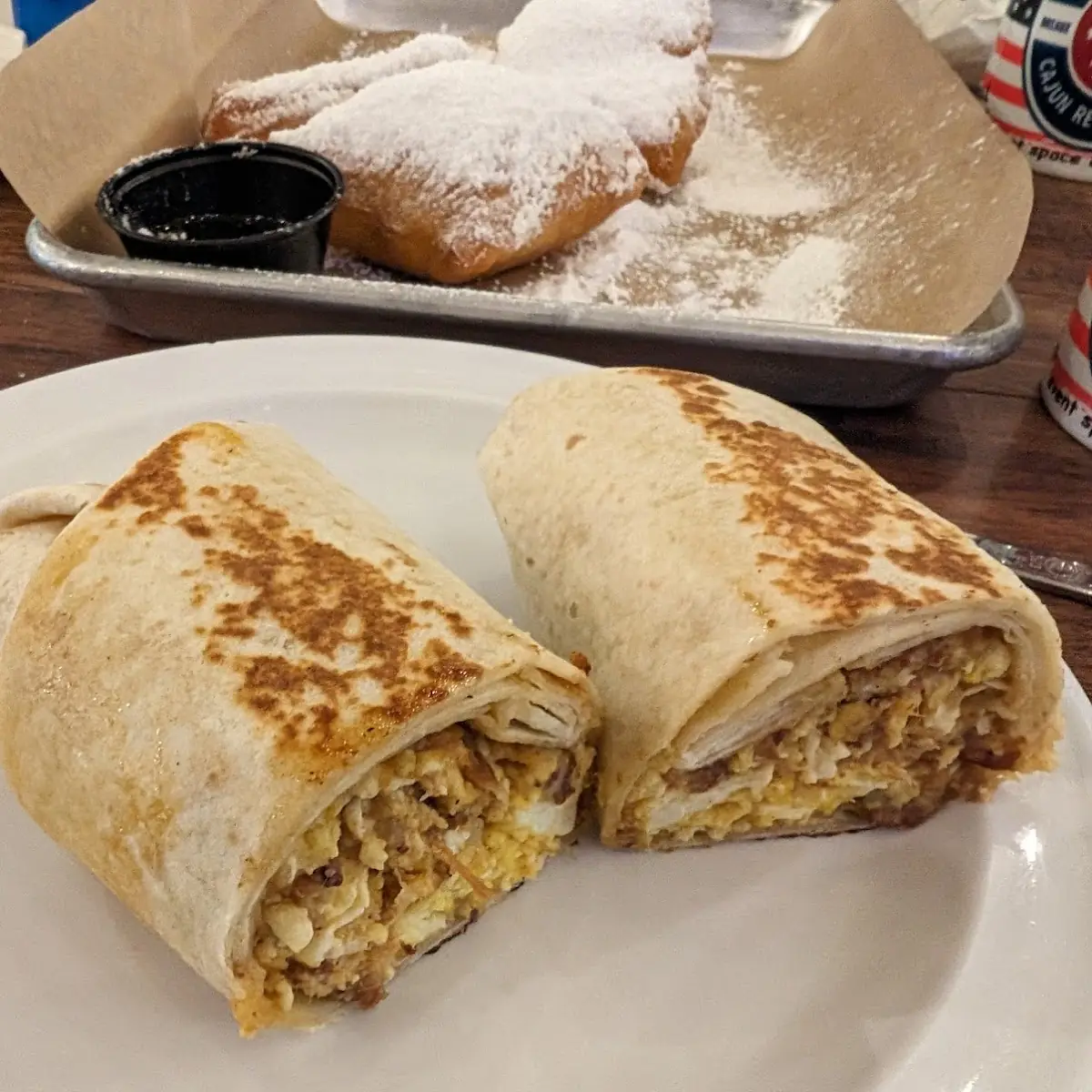 Boudin Breakfast Burritos