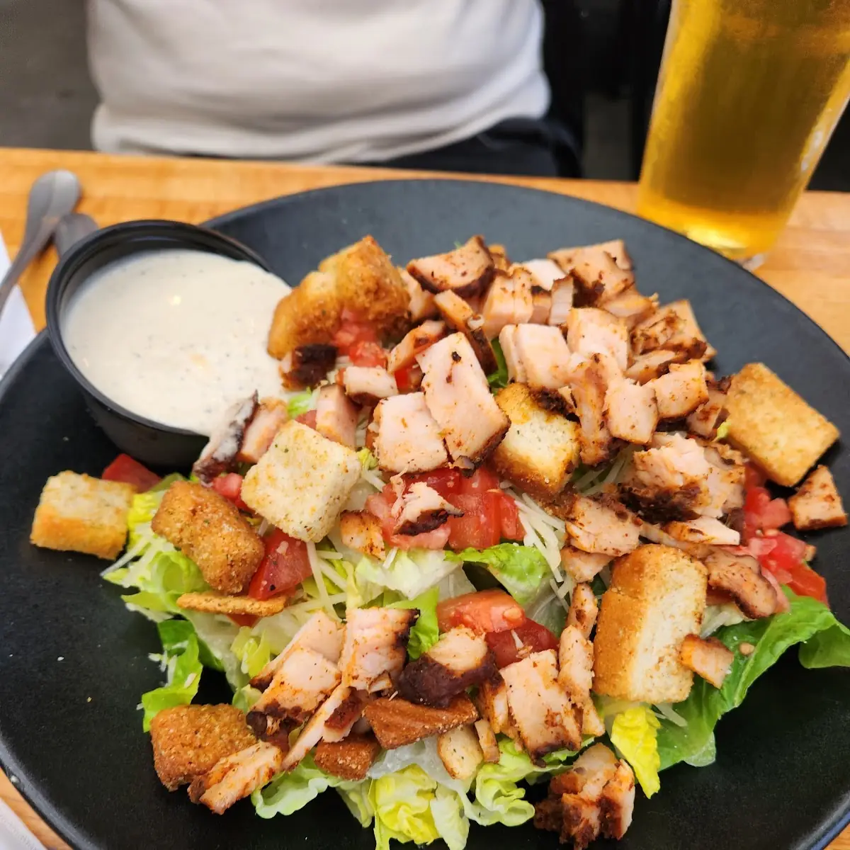Smoked Turkey Caesar Salad