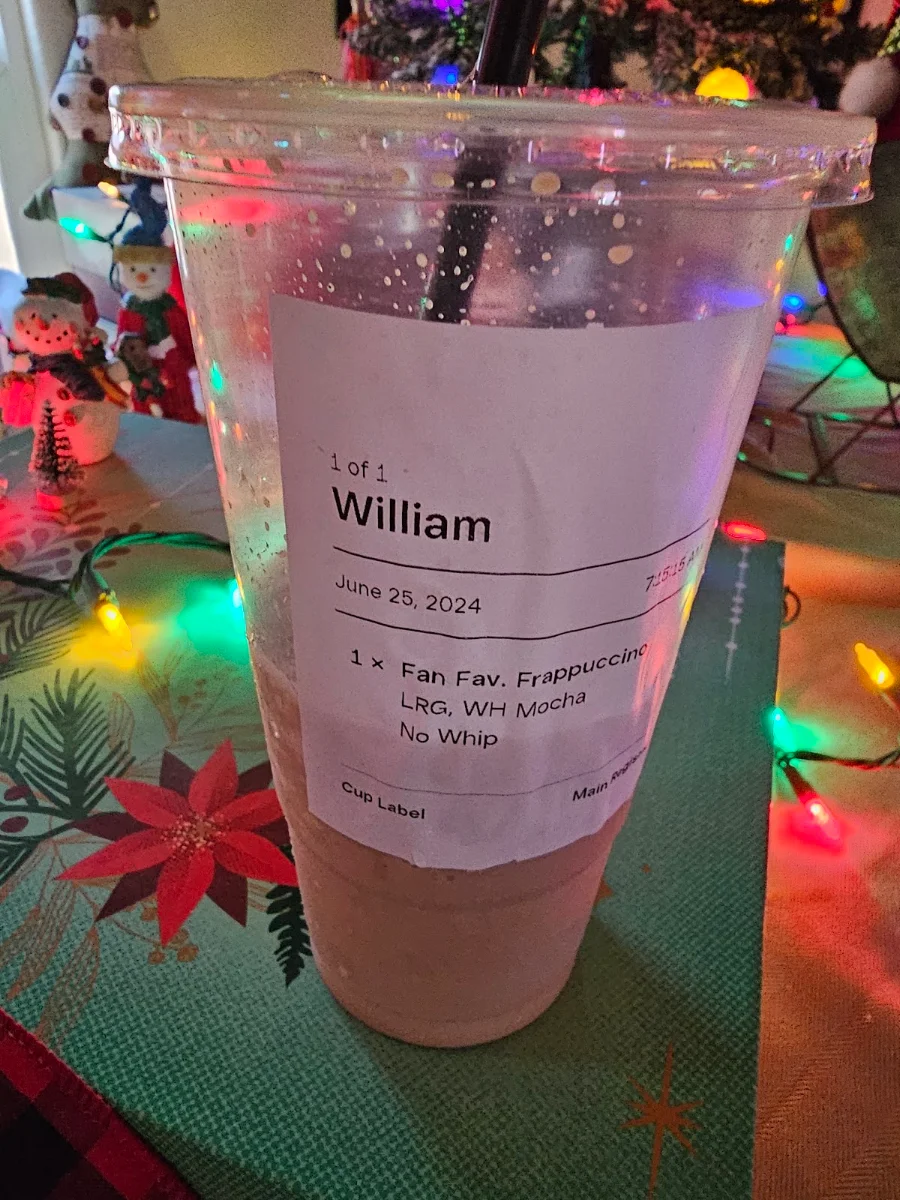 White Mocha Frappuccino