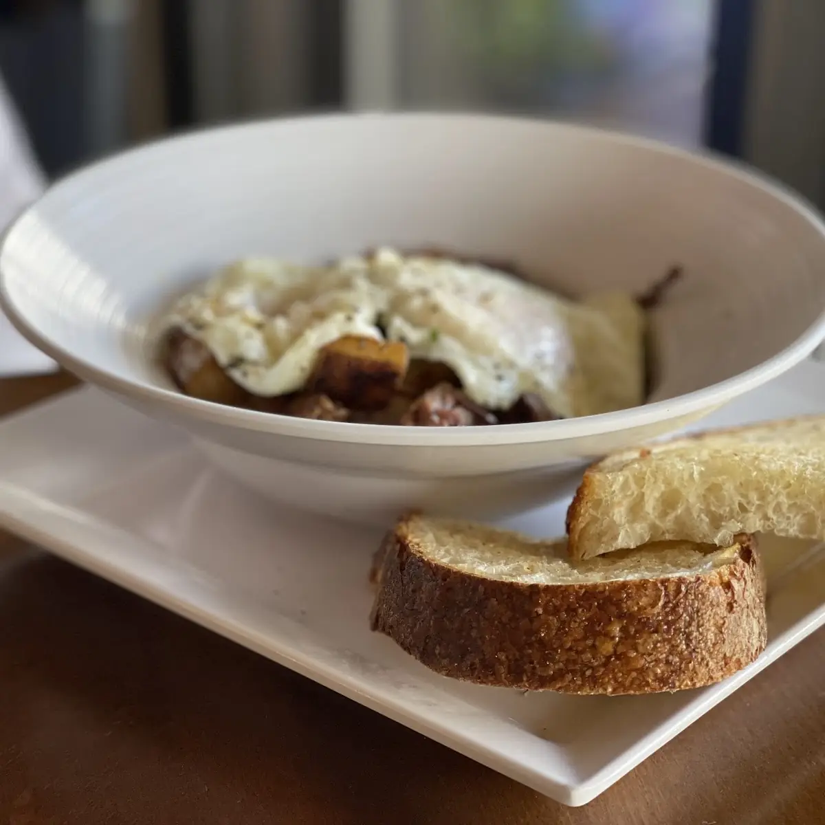 Beef Brisket Hash & Eggs