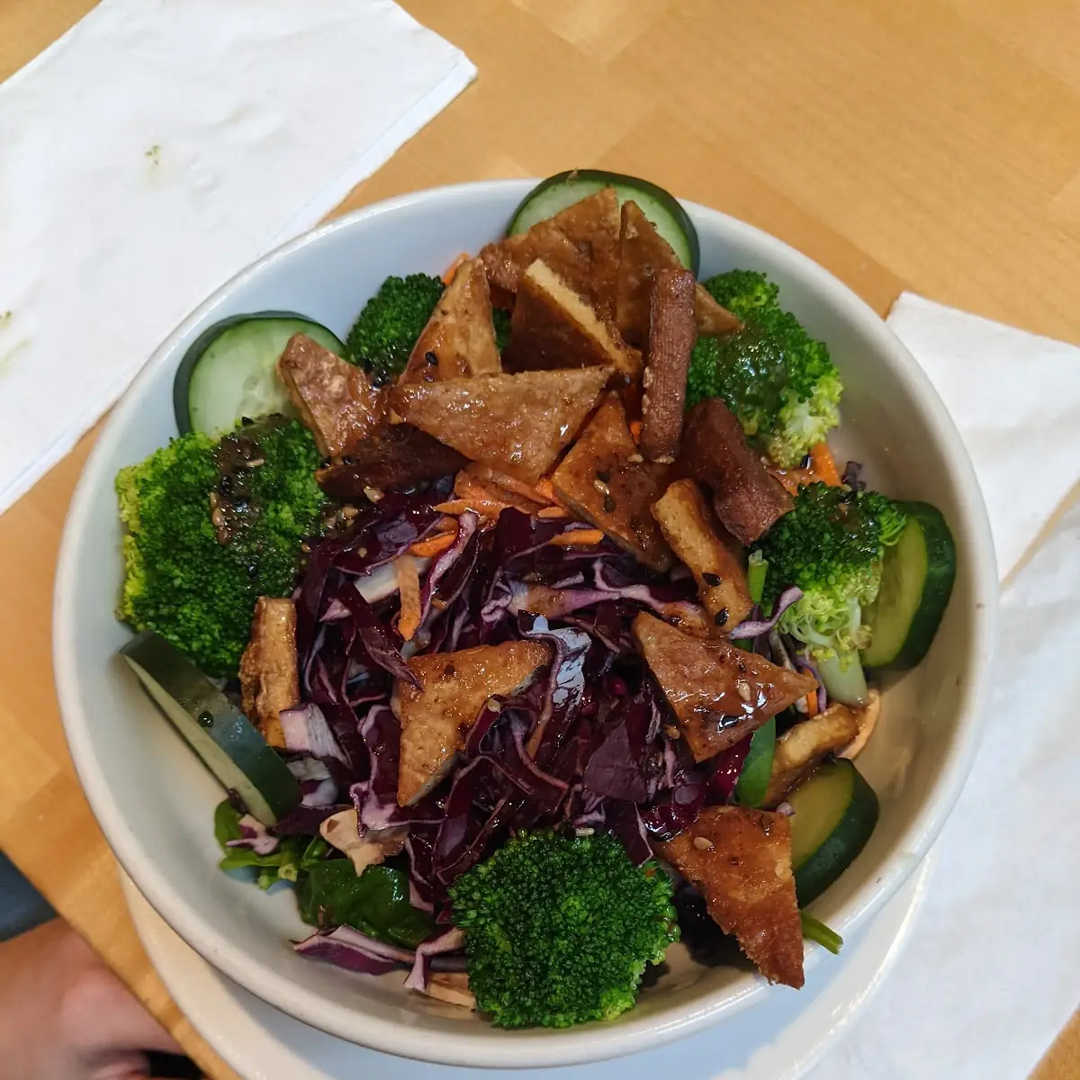 Baked Tofu Salad