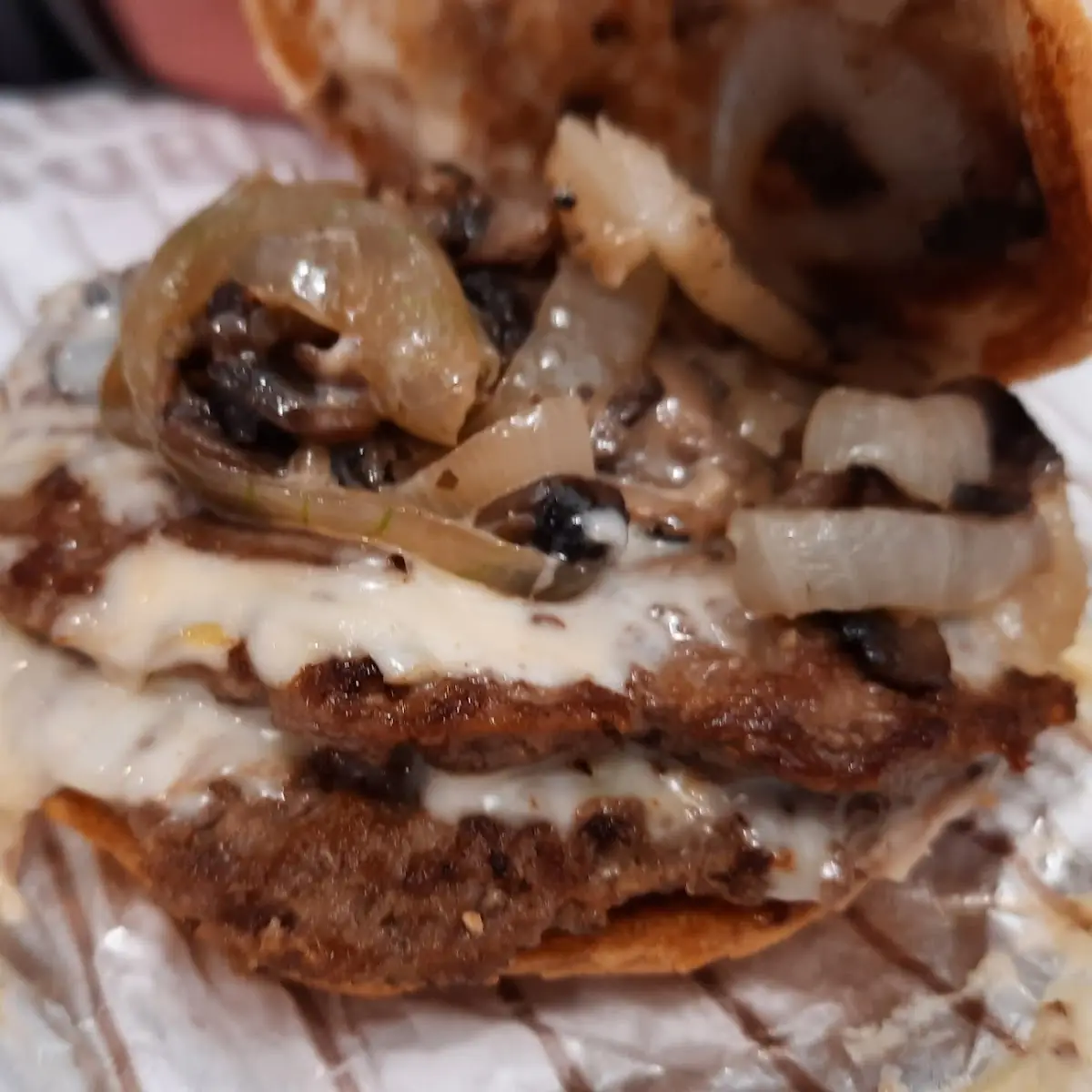 Mushroom Swiss Burger