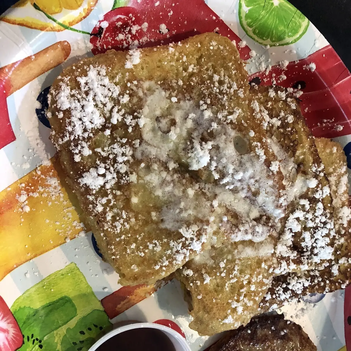 French Toast with Sausage Patty