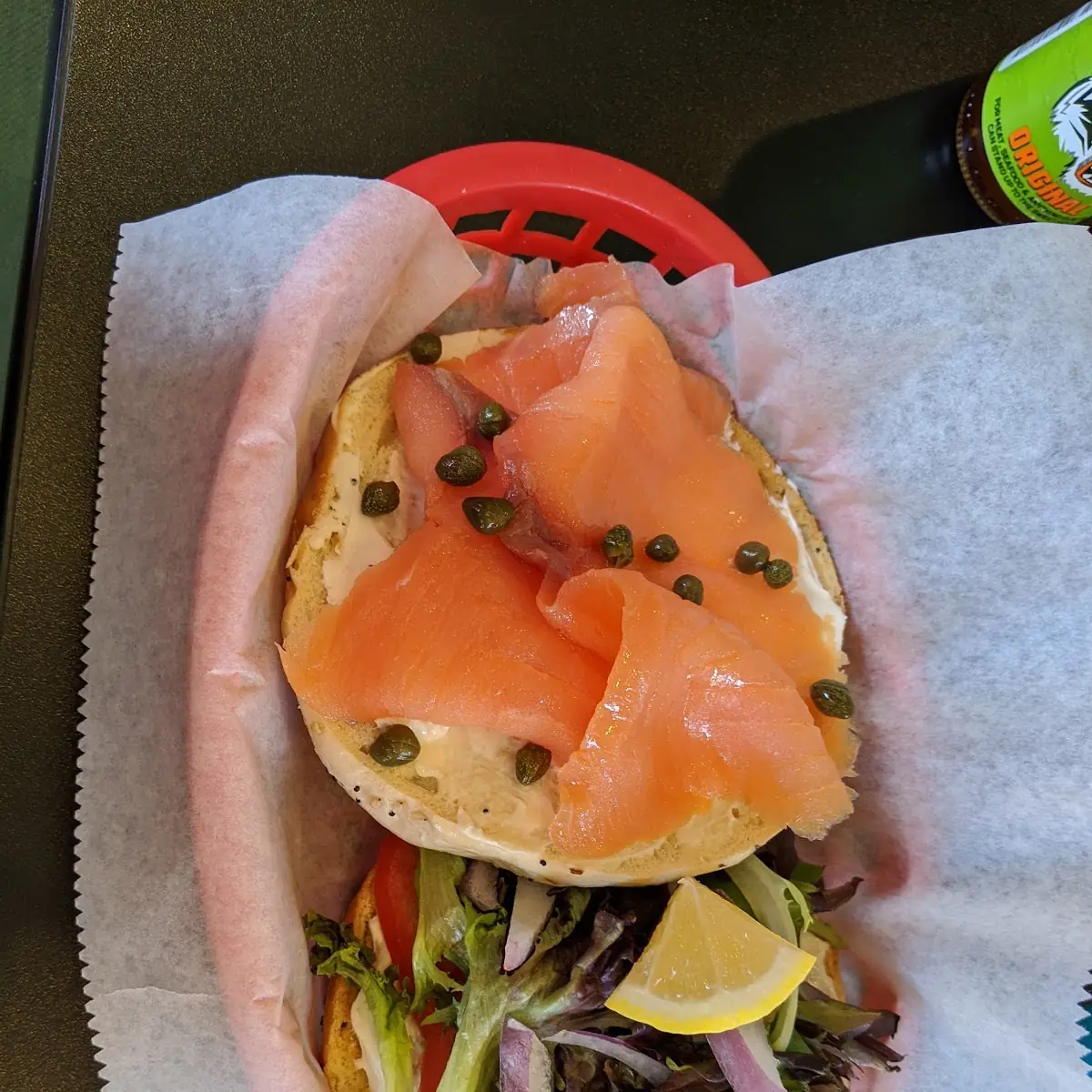 Smoked Salmon and Bagel