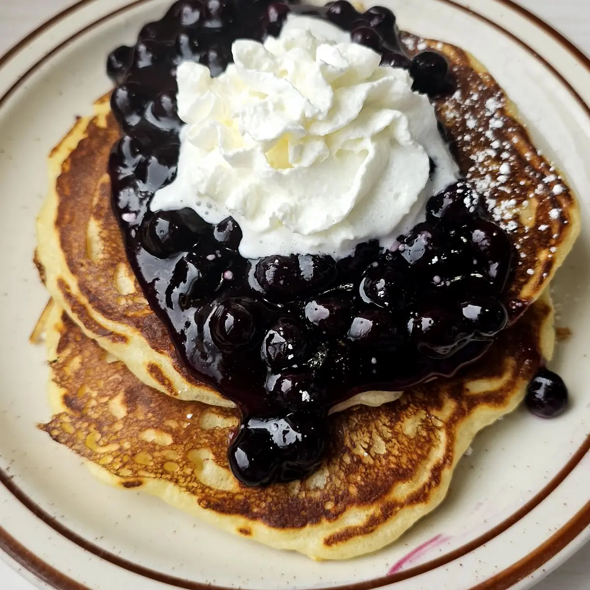 Fresh Blueberry Pancakes 4