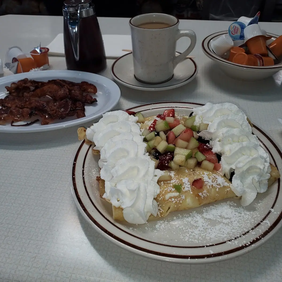Fresh Fruit Crepes