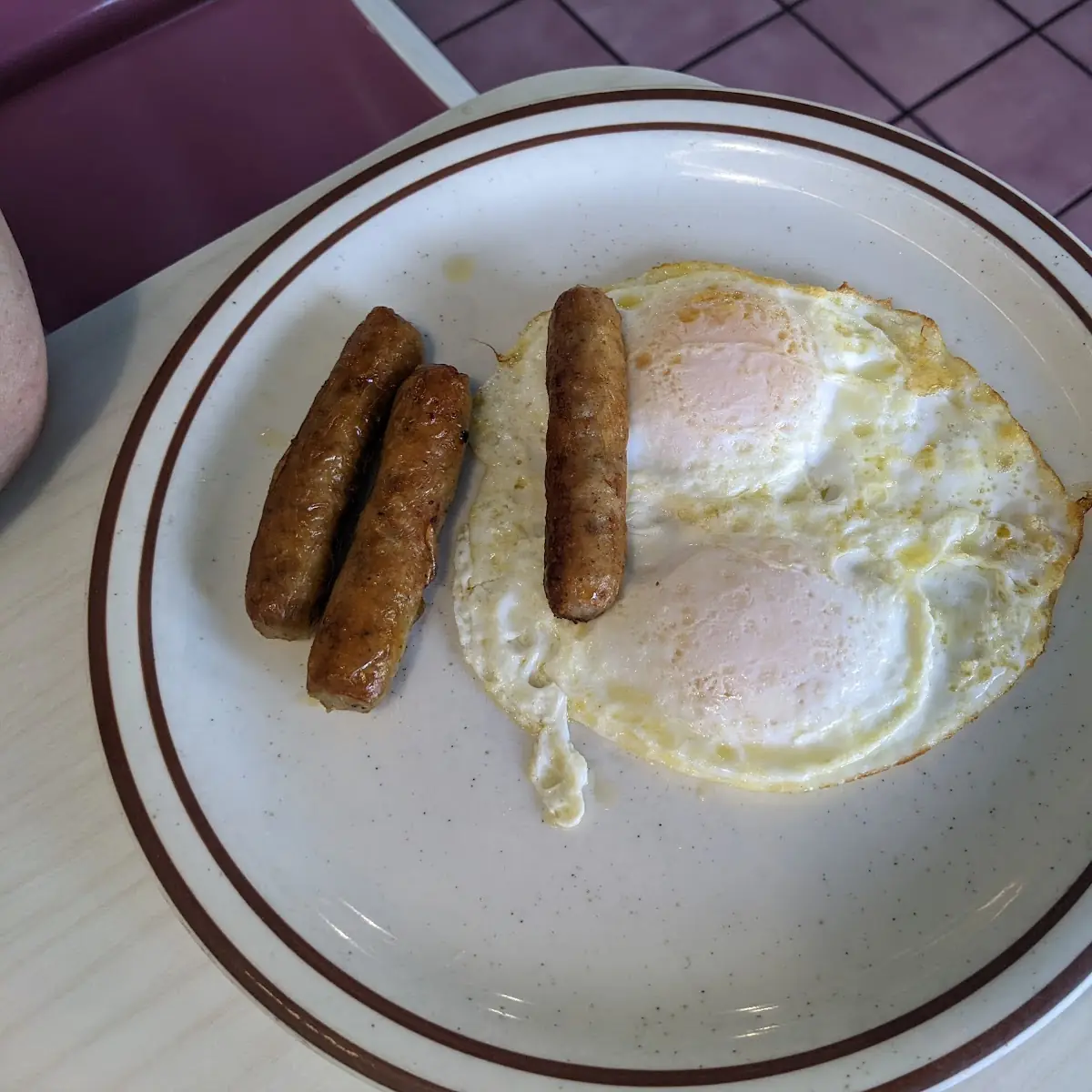 Smoked Sausage & Two Eggs