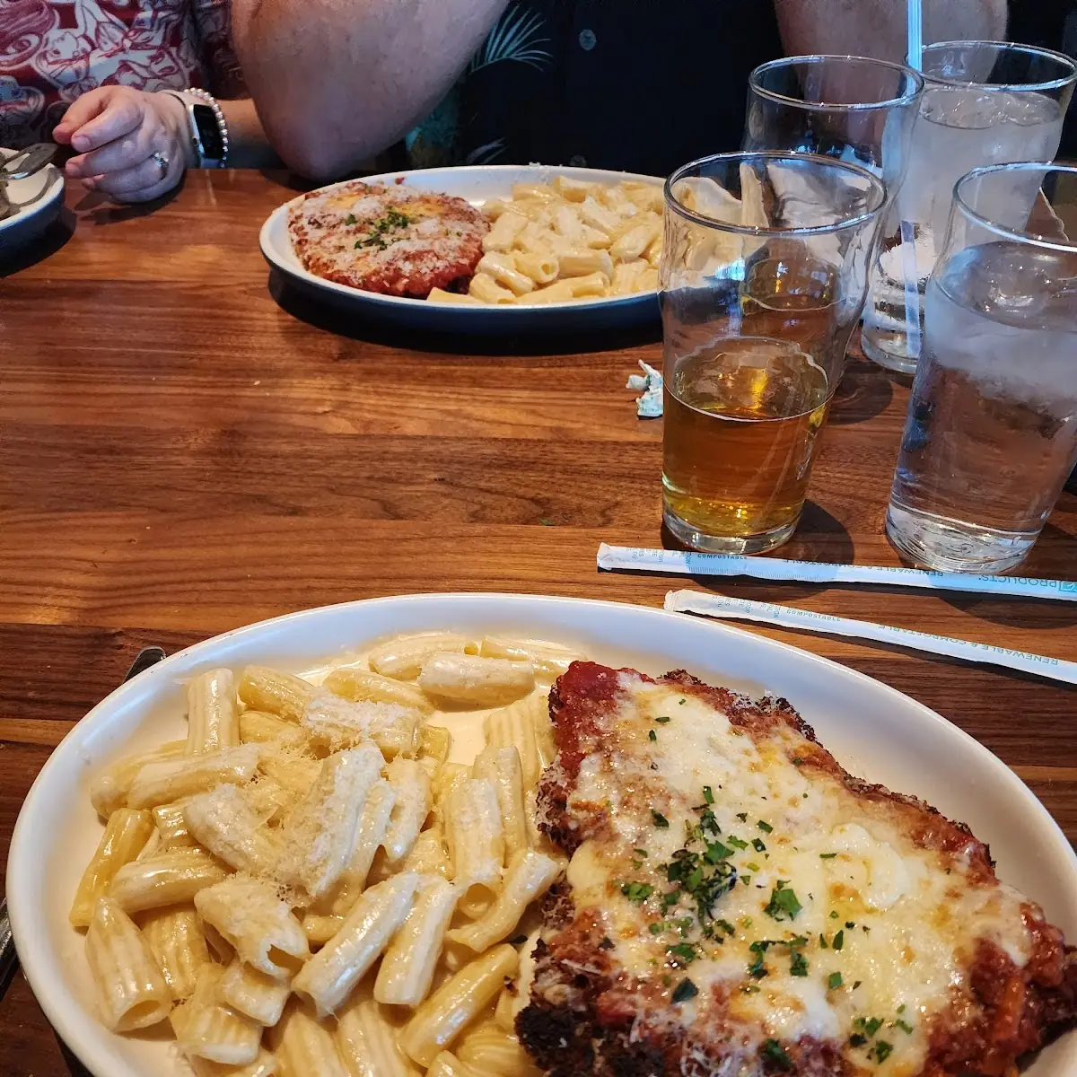 Chicken Parmigiana with Pasta