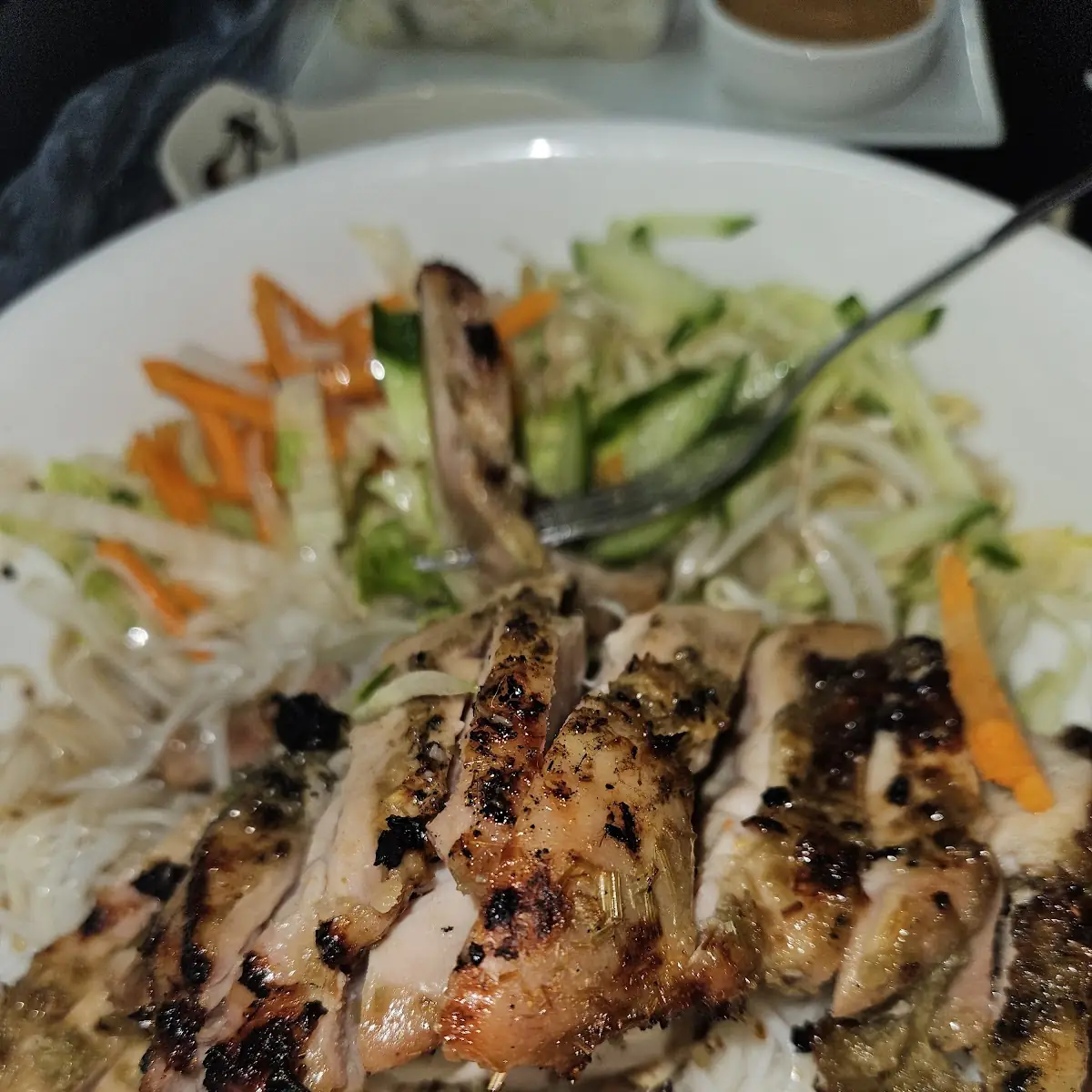 Lemongrass Chicken Rice Plate