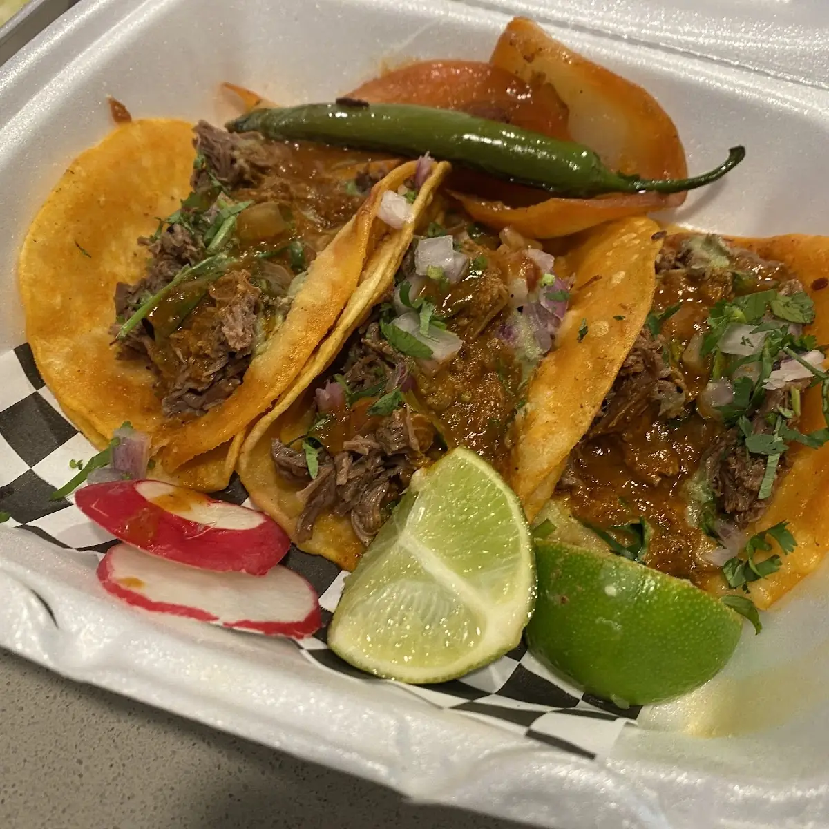 Birria Tacos with Everything