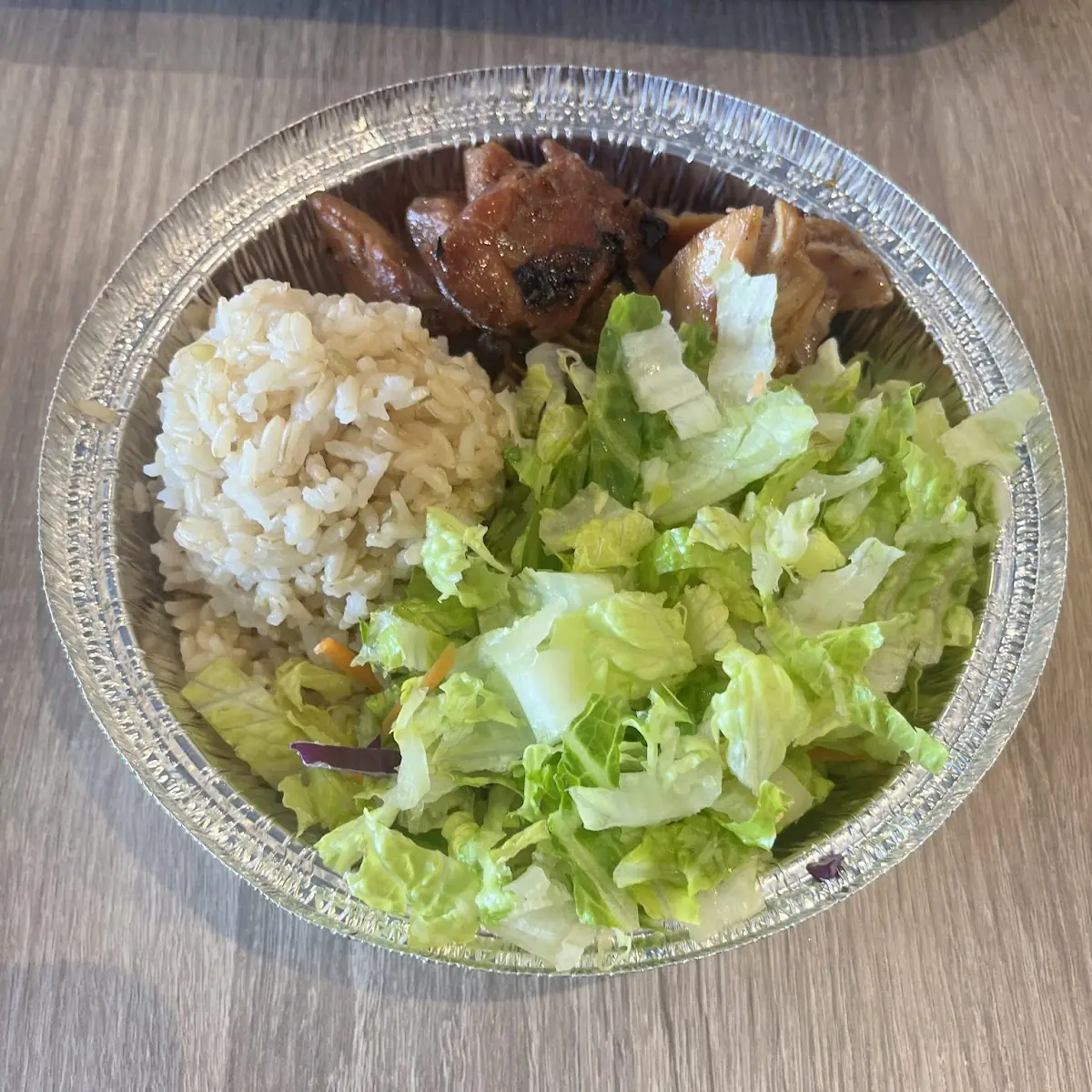 Small Chicken Teriyaki with Brown Rice