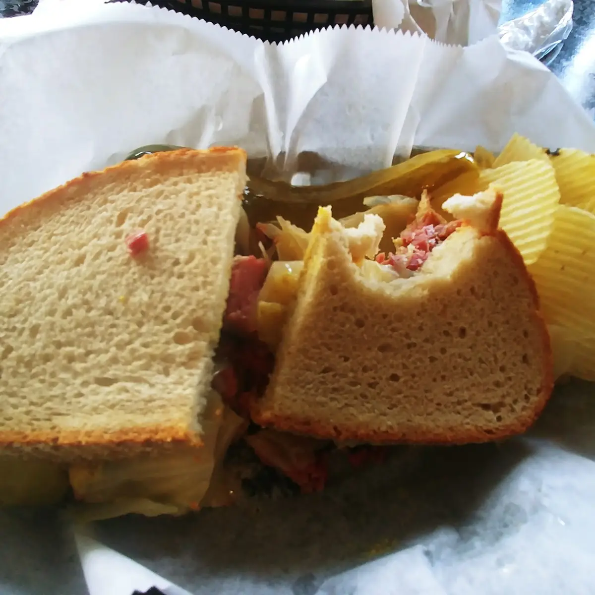 Corned Beef & Cabbage Sandwich