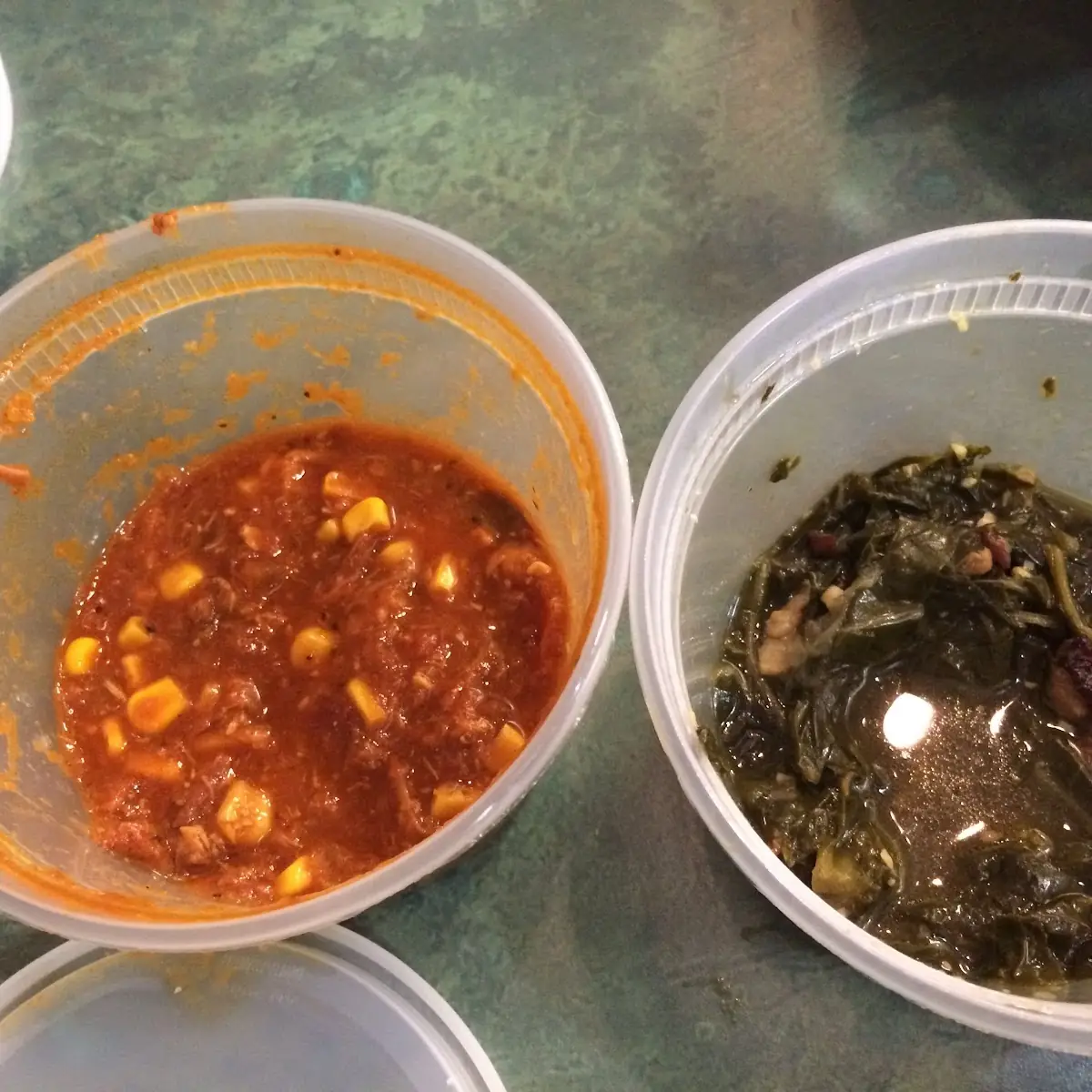 BBQ Stew and Collard Greens
