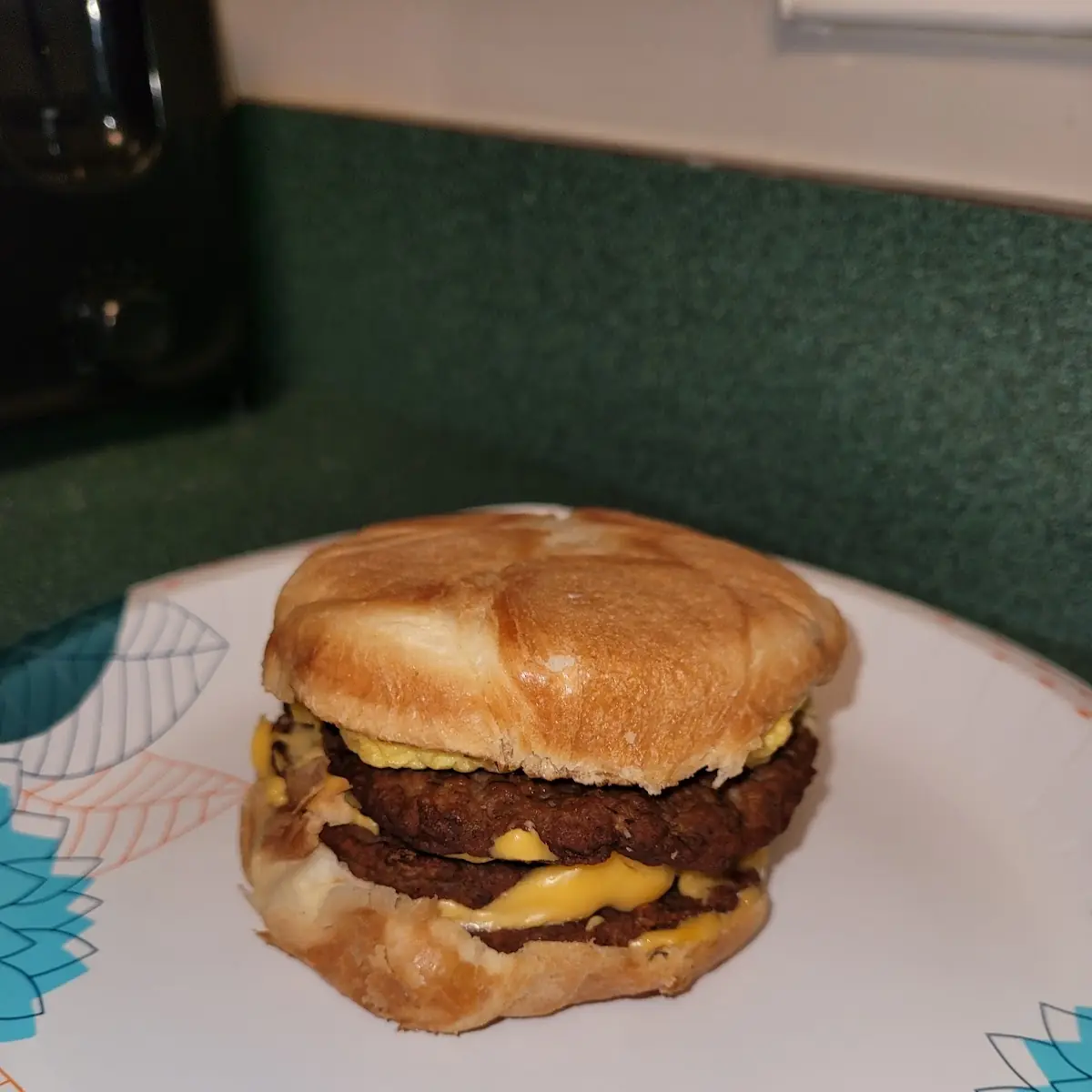 Fully Loaded Croissant Breakfast Sandwich