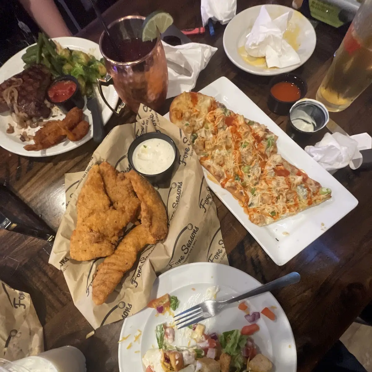 Buffalo Chicken Flatbread