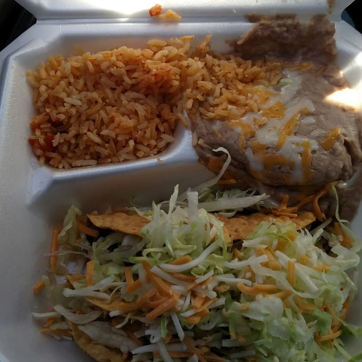 Beef Taco Combination Plate