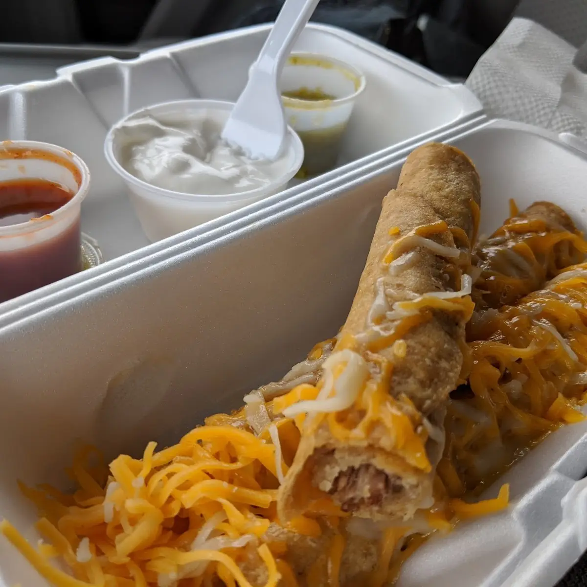 Rolled Tacos w Cheese