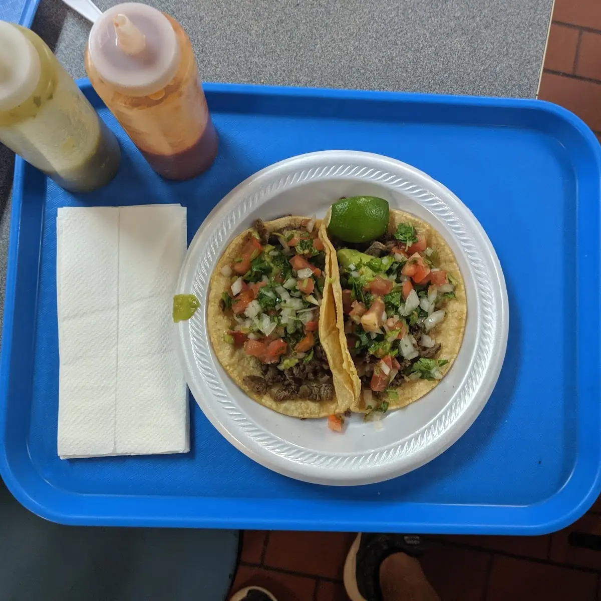 Three Rolled Tacos and Fish Tacos