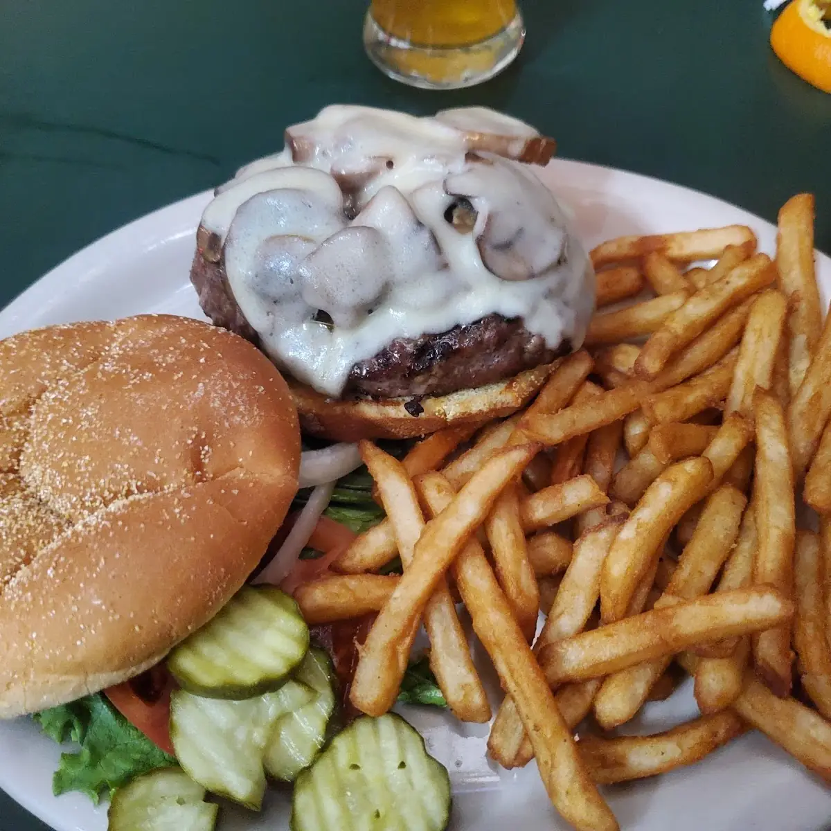 Mushroom Swiss Burger