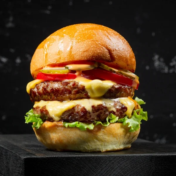 French Fries Double Double Hamburger