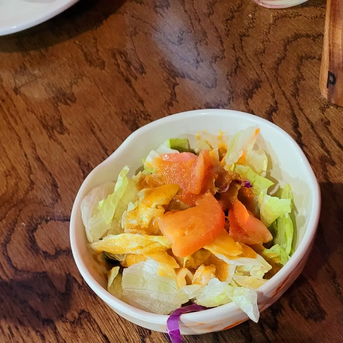 Miso Soup and Salad