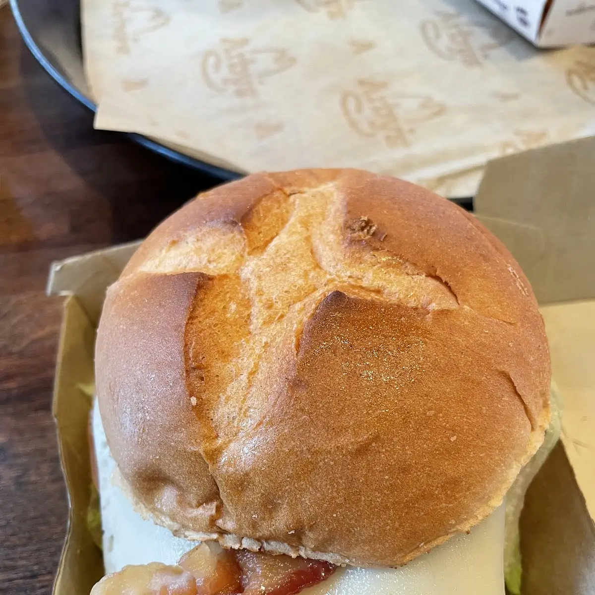 Chicken Bacon Swiss Burger