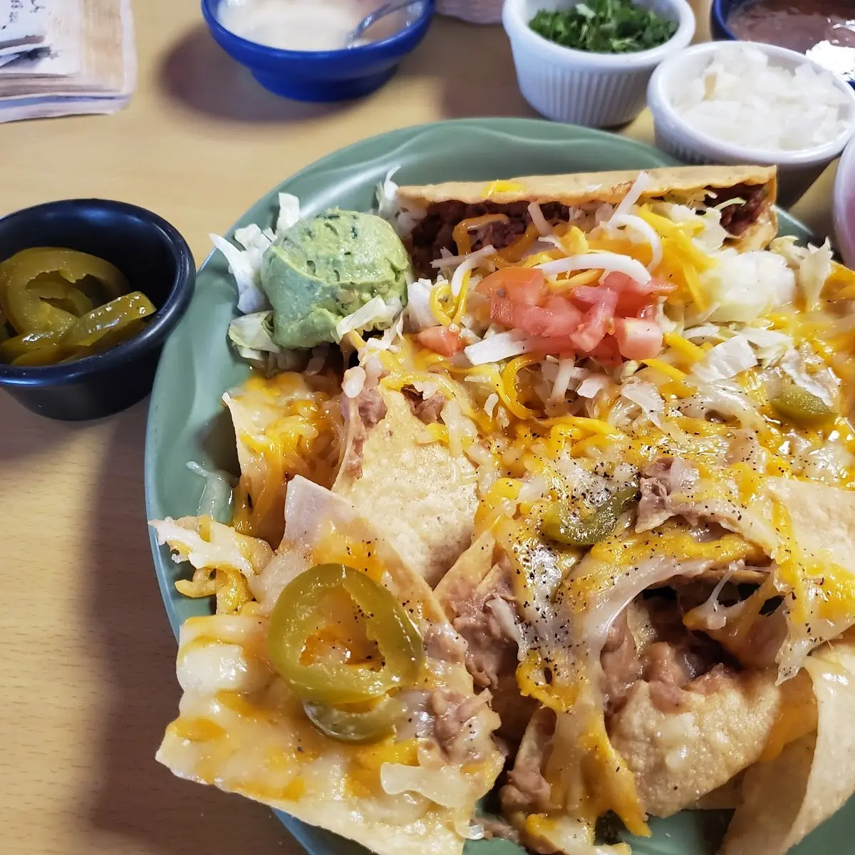 Bean and Cheese Nachos