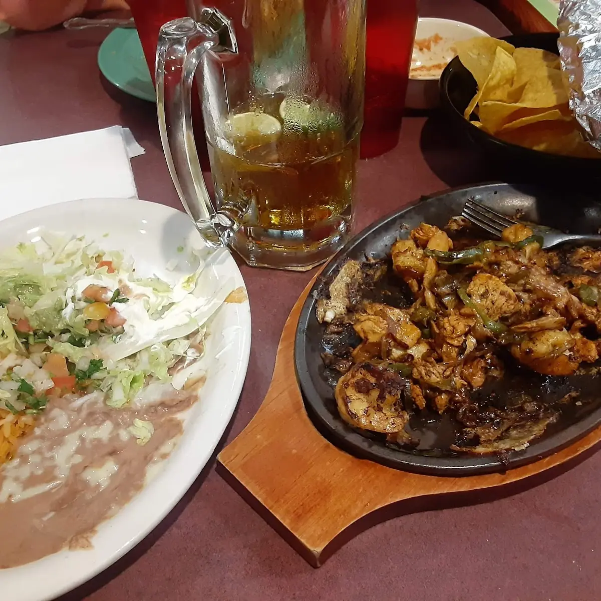 Steak and Chicken Fajitas