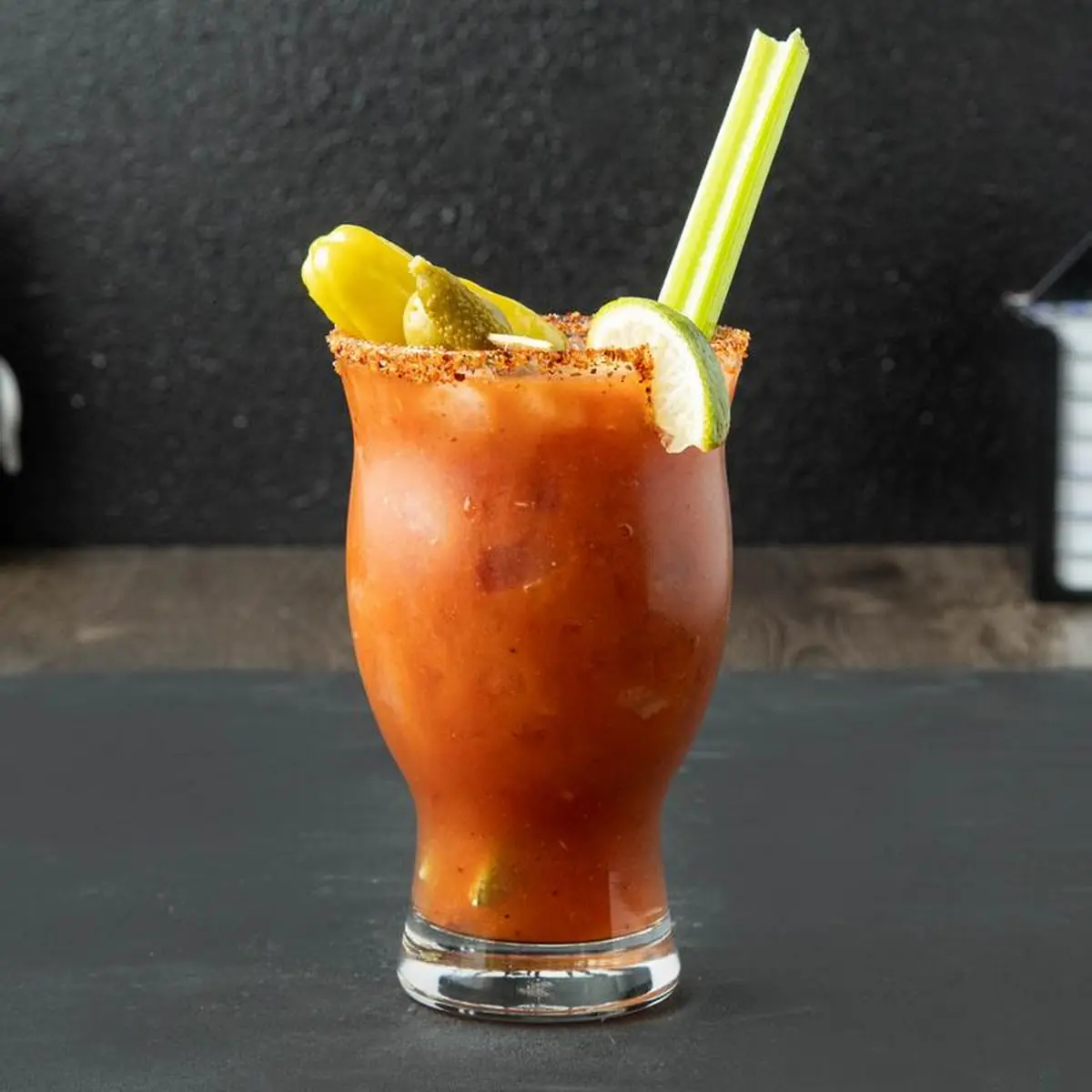 Bloody Mary with Celery Garnish