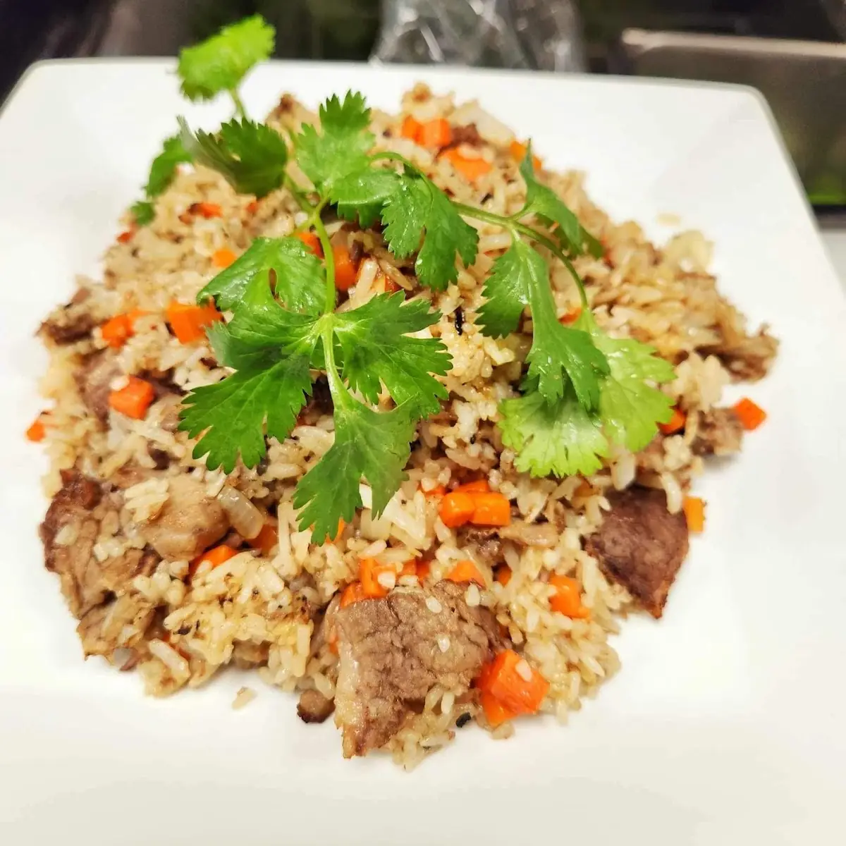 Stir Fried Beef Vermicelli Salad