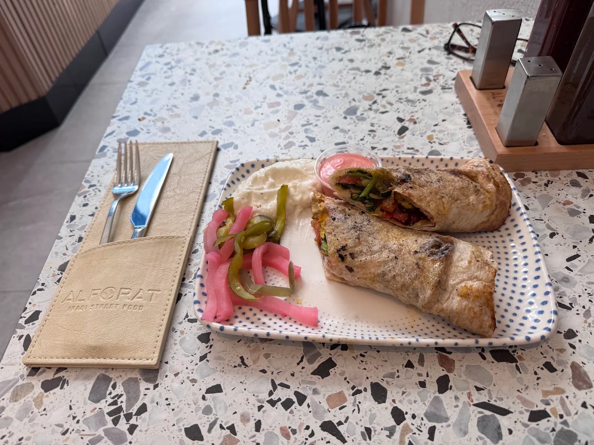 Chicken Tikka Wrap, Alforat Iraqi Street Food (Toronto)