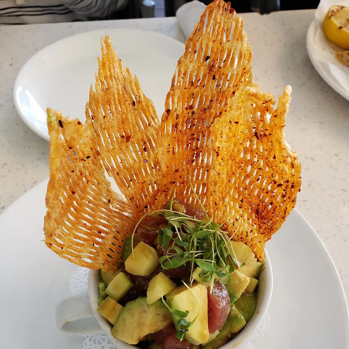 Ahi Tuna Poke Taco