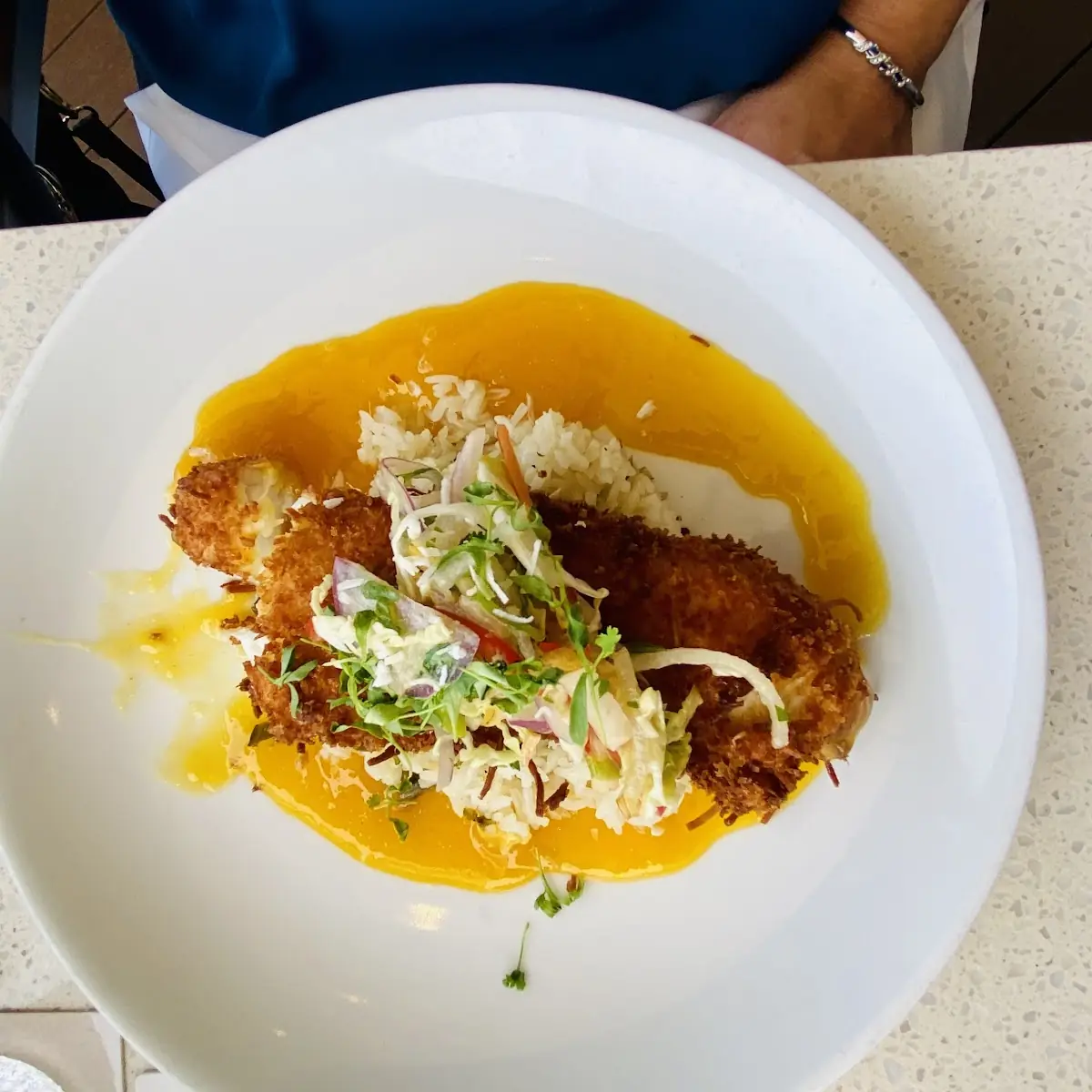 Sweet Potato Crusted Grouper