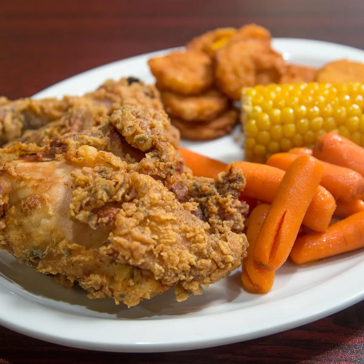 2 Piece Fried Chicken Mixed White & Dark Meat