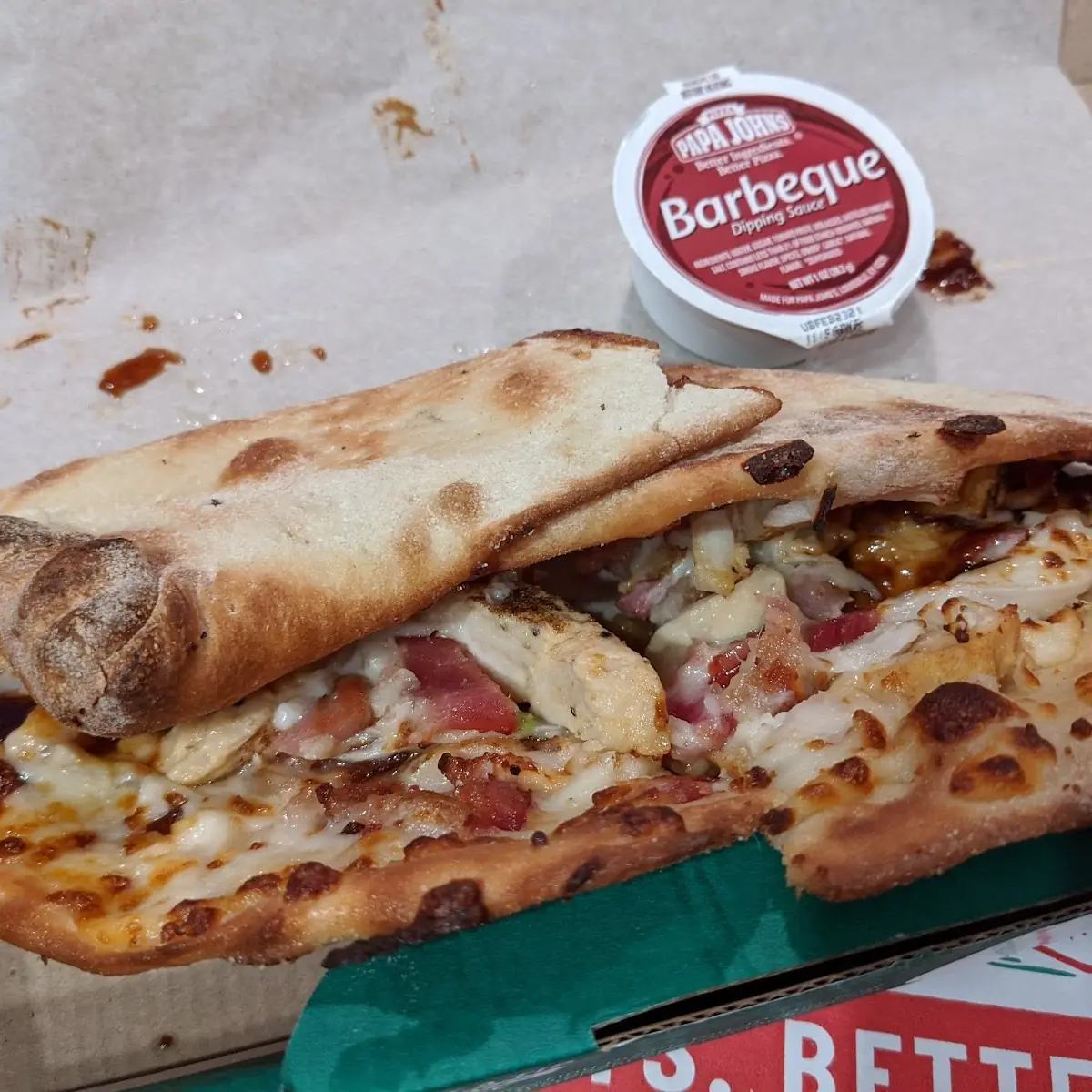 BBQ Chicken Papadia