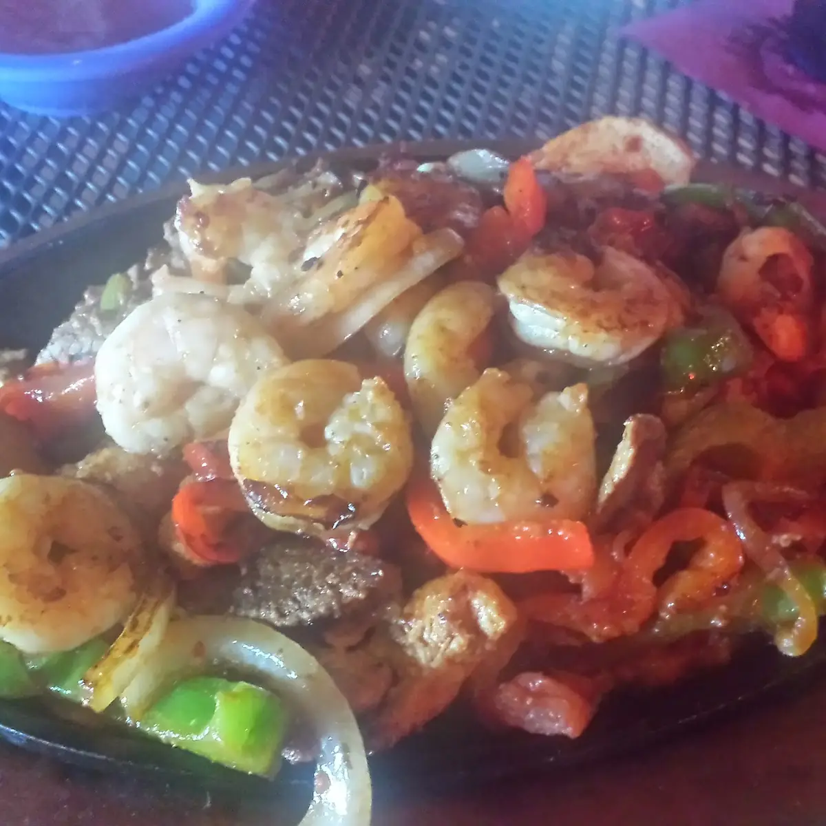 Shrimp Fajitas for 2