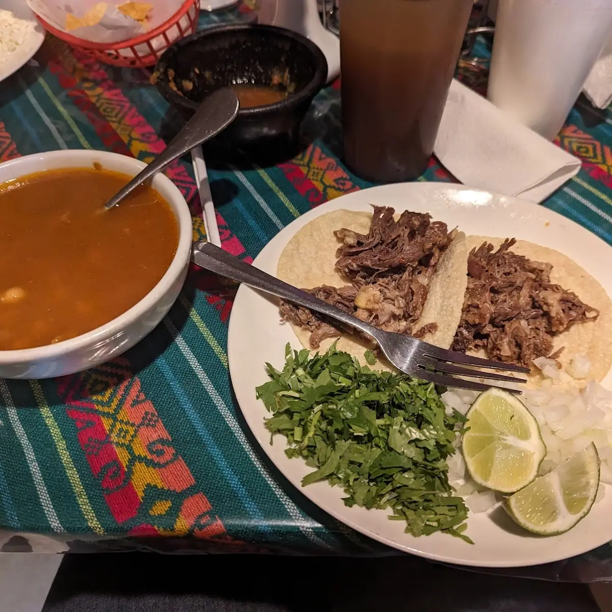 3 Flour Belly Tacos/ 3 Tacos En Harina De Pancita
