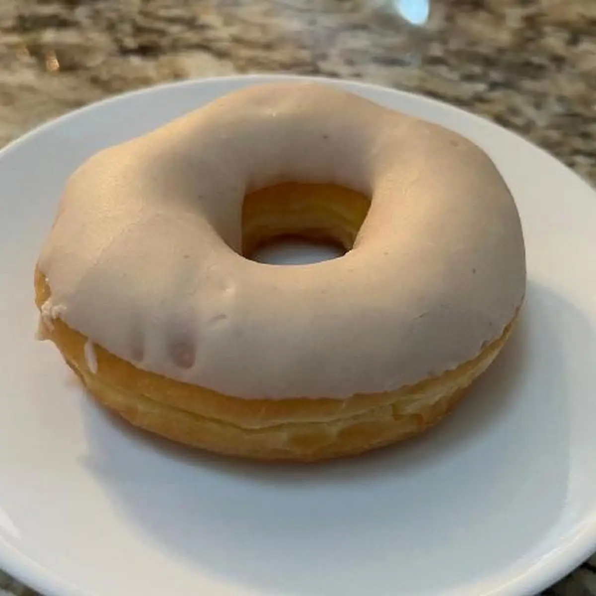 Vanilla Frosted Donut