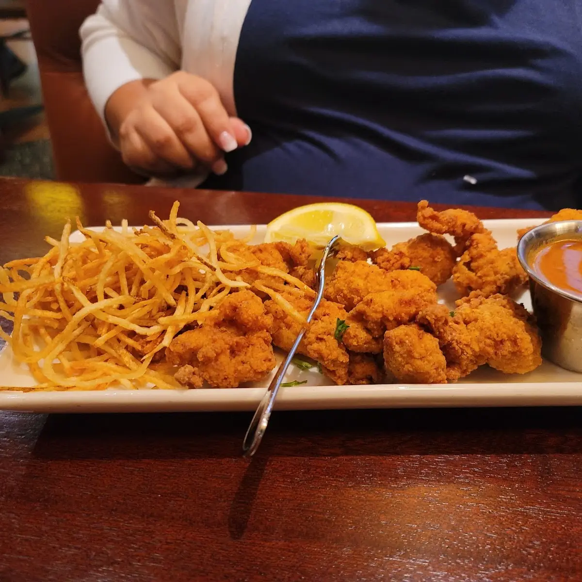 Hot Honey Glazed Gator Bites