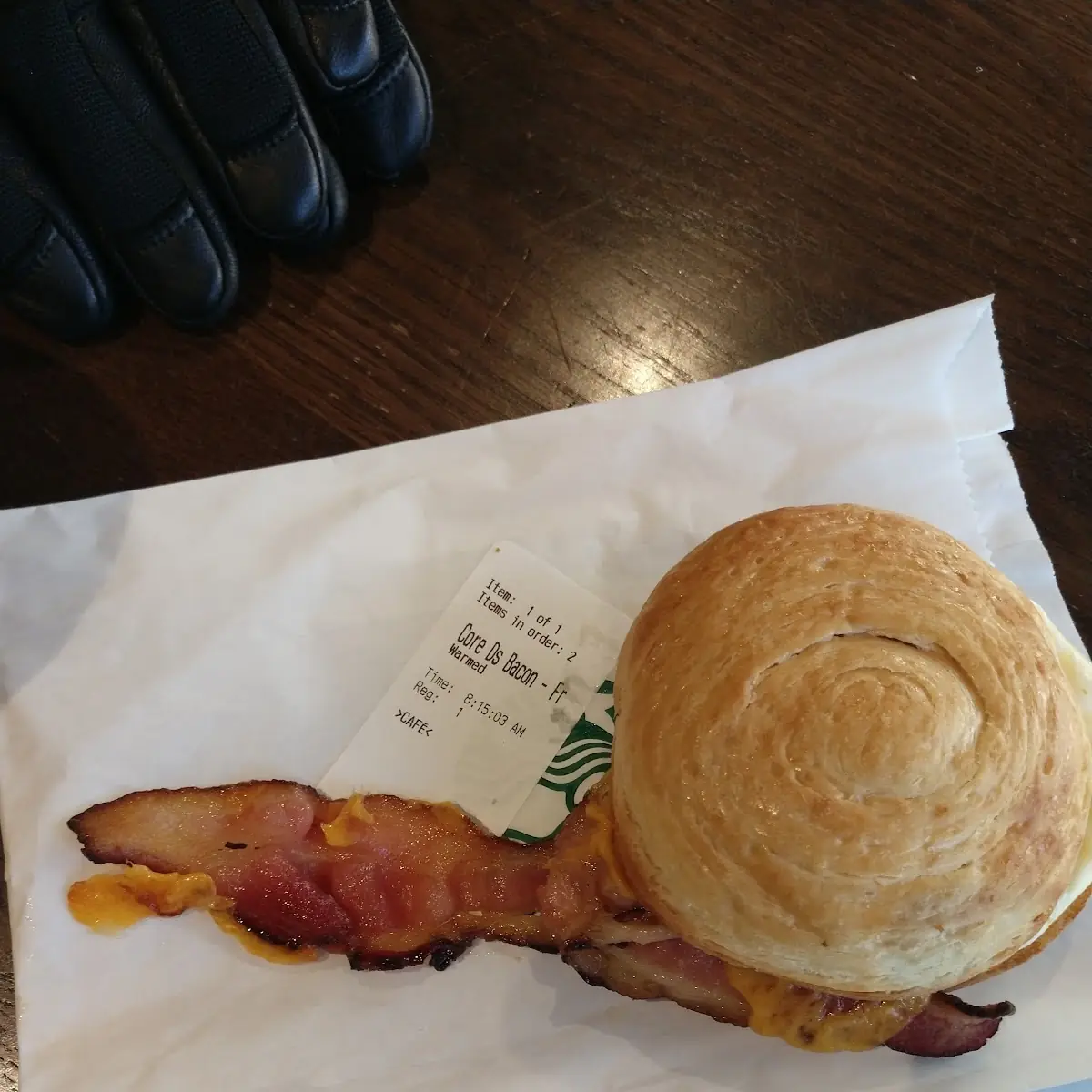 Double Smoked Bacon Breakfast Sandwich