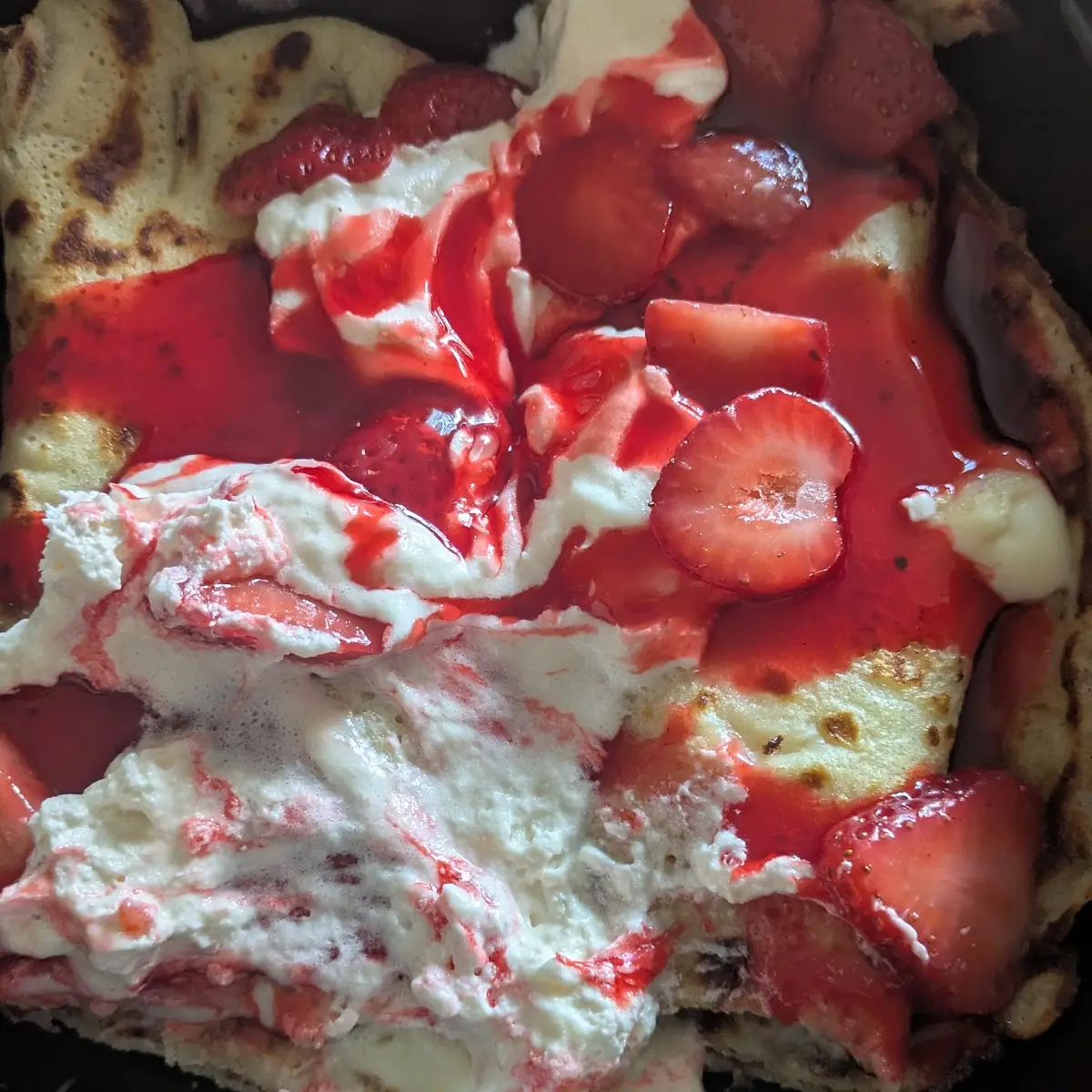 Strawberry Cheesecake Crepes