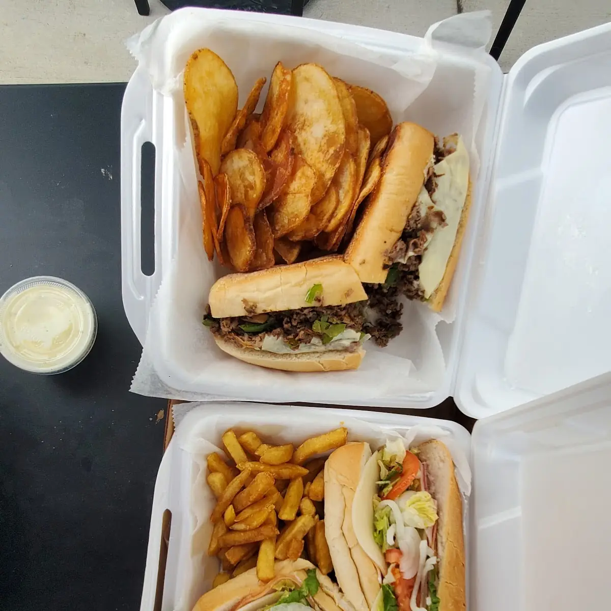 Italian Sub & Chicken Cheesesteak