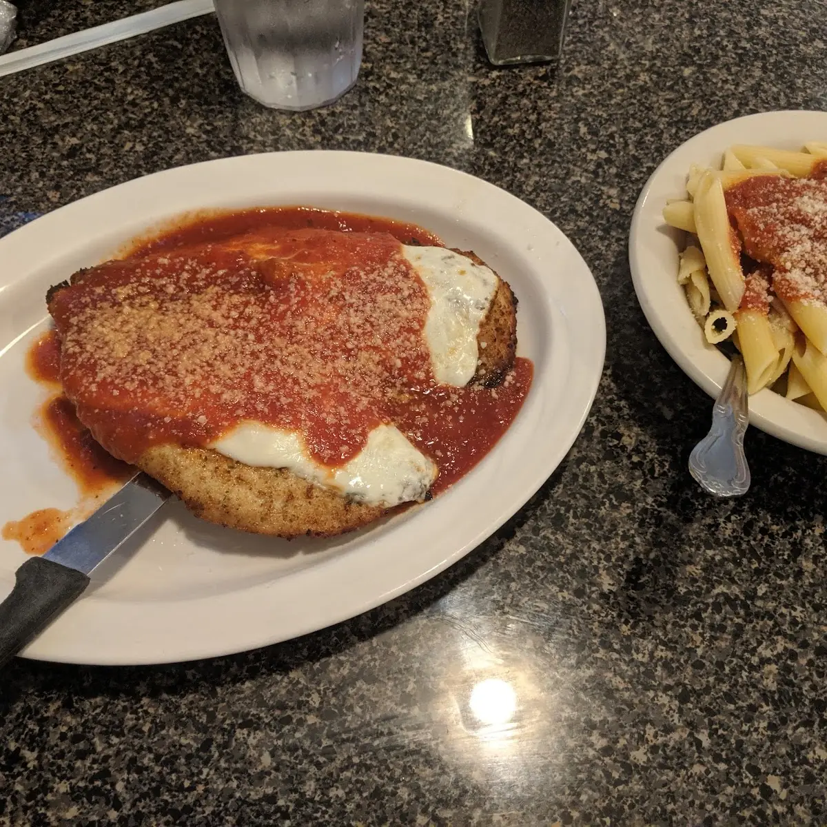 Chicken Parmesan with Pasta