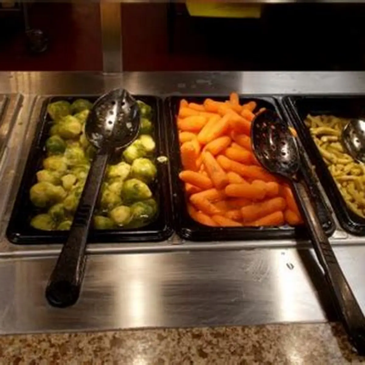 Green Beans Carrots Brussel Sprouts