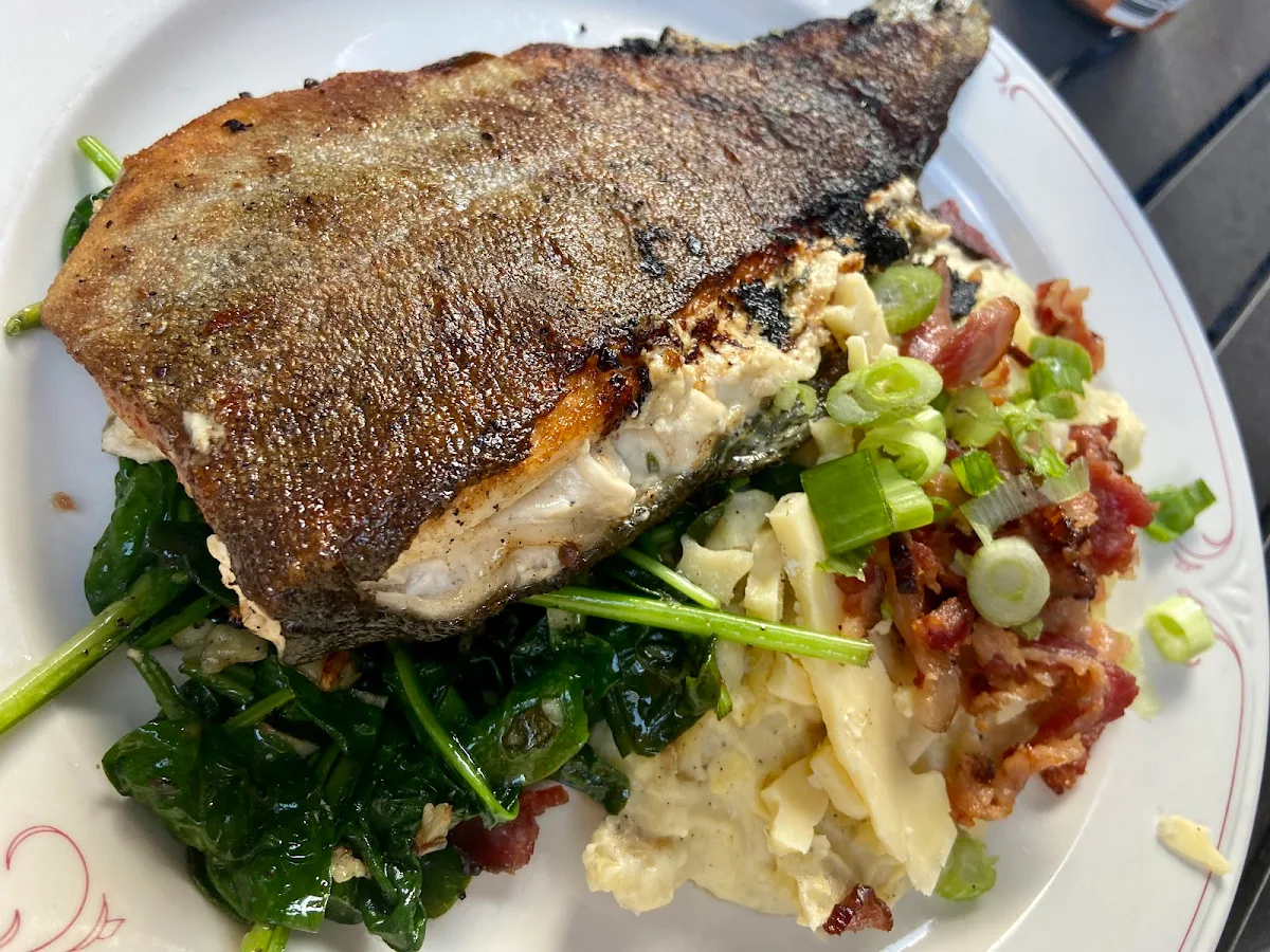 Fig and Goat Cheese Stuffed Trout