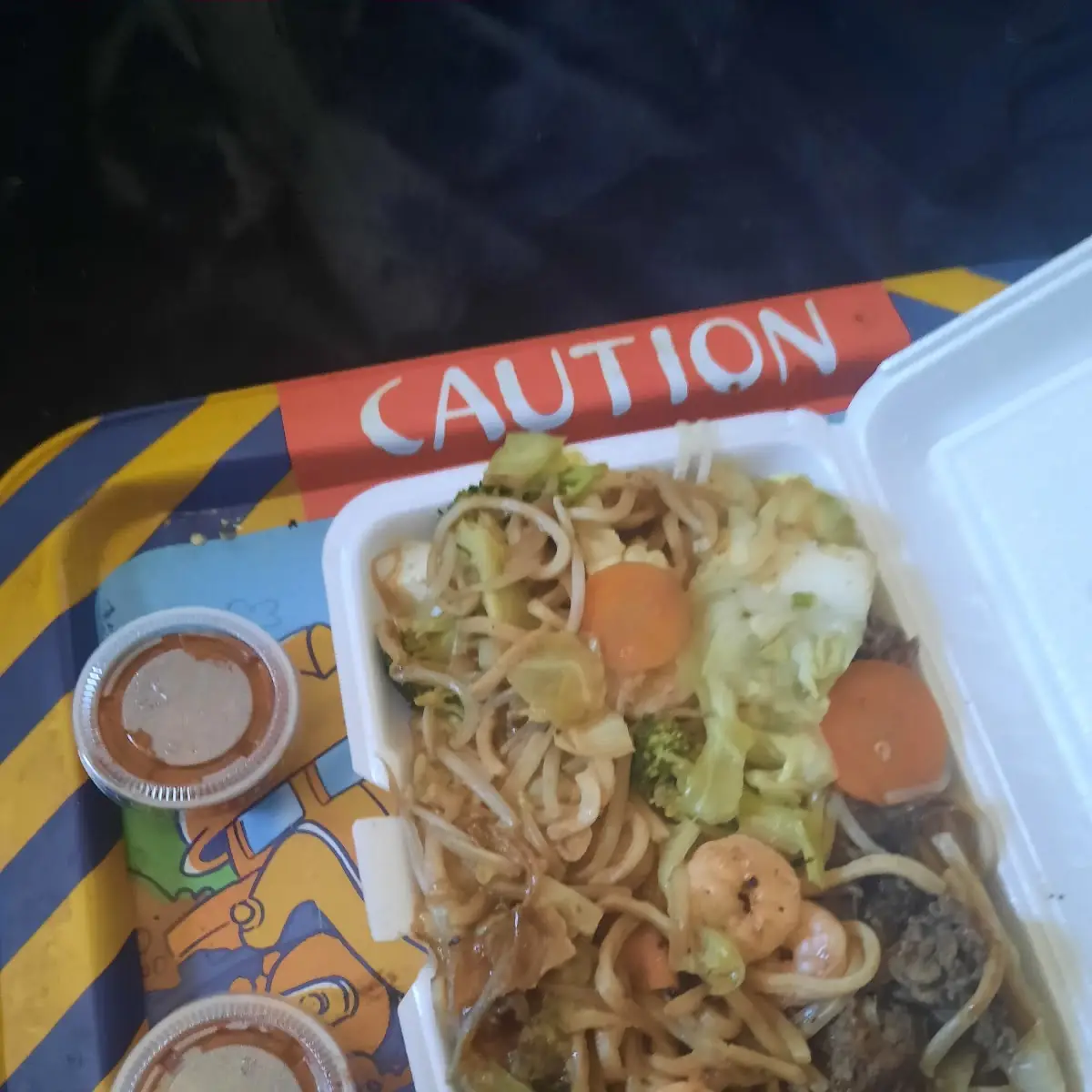Beef and Shrimp Chow Mein