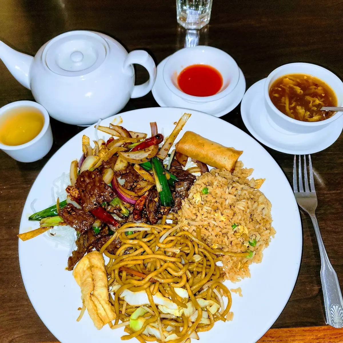 Mongolian Beef w Chow Main And