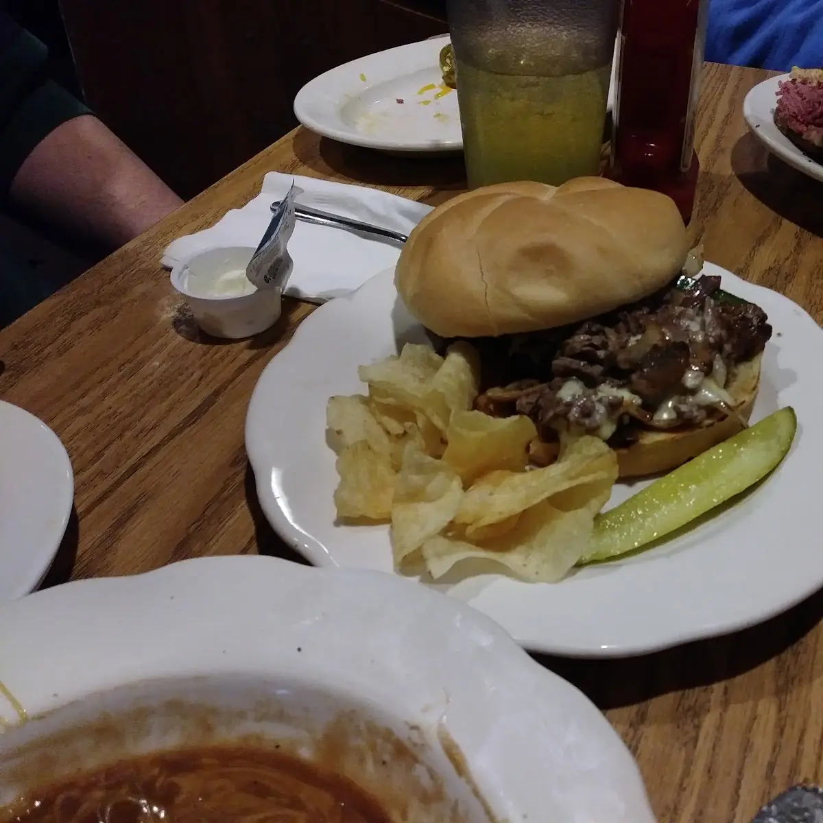 Steak Sandwich with the Works